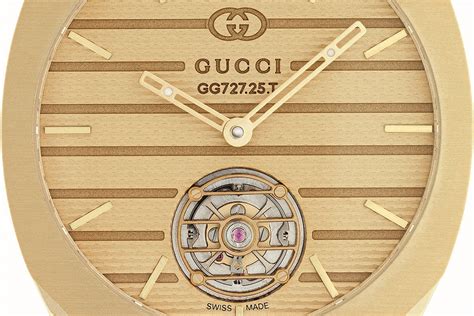 orologio oro gucci|L’esordio di Gucci in Alta Orologeria .